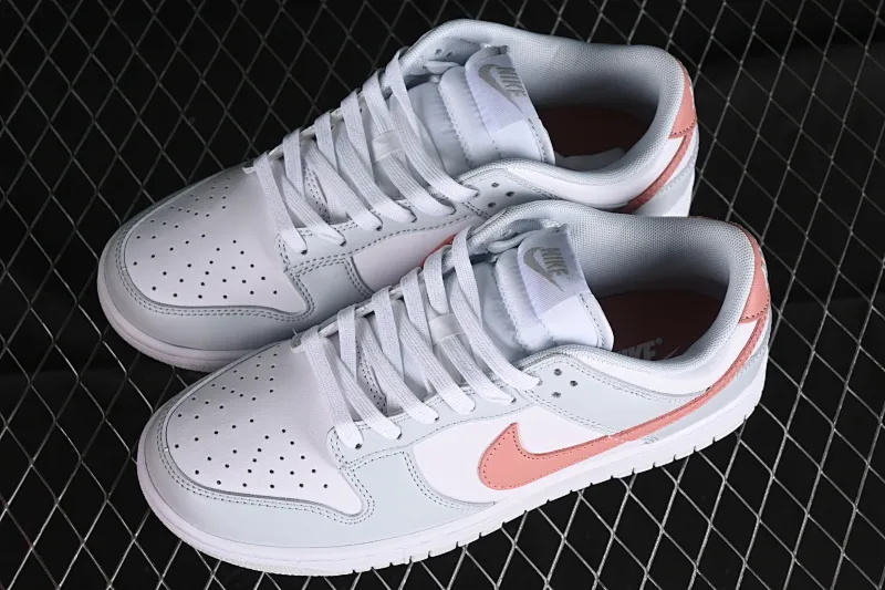 All categories Nk SB Dunk series Nk SB Dunk Low low-top sneakers Nk SB Dunk Low white gray pink SB low-top casual sneakers HF0730-160